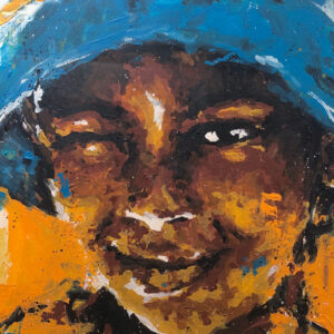 Caribbean child Précheur – Acrylique