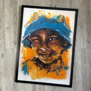 Caribbean child Précheur – Acrylique