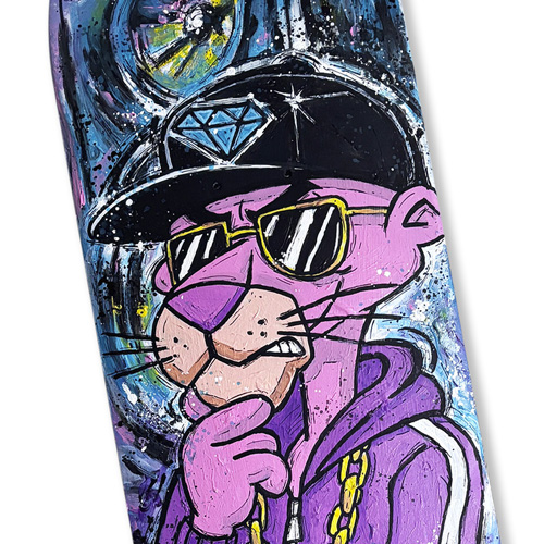 Panthère Rose MC - Planche de skate – Image 2